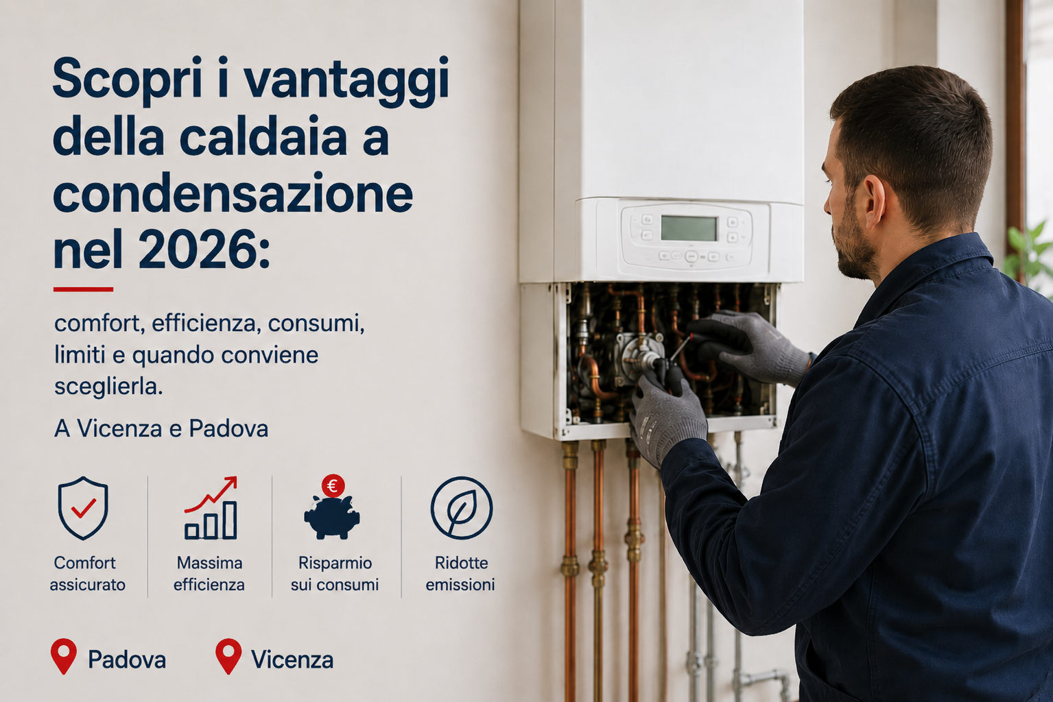 Caldaia a condensazione: perché è la scelta giusta nel 2026